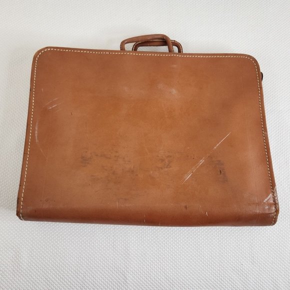 Leathercraft Other Vintage 6s 70s Leathercraft Leather Briefcase Portfolio Hard Shell Mcm